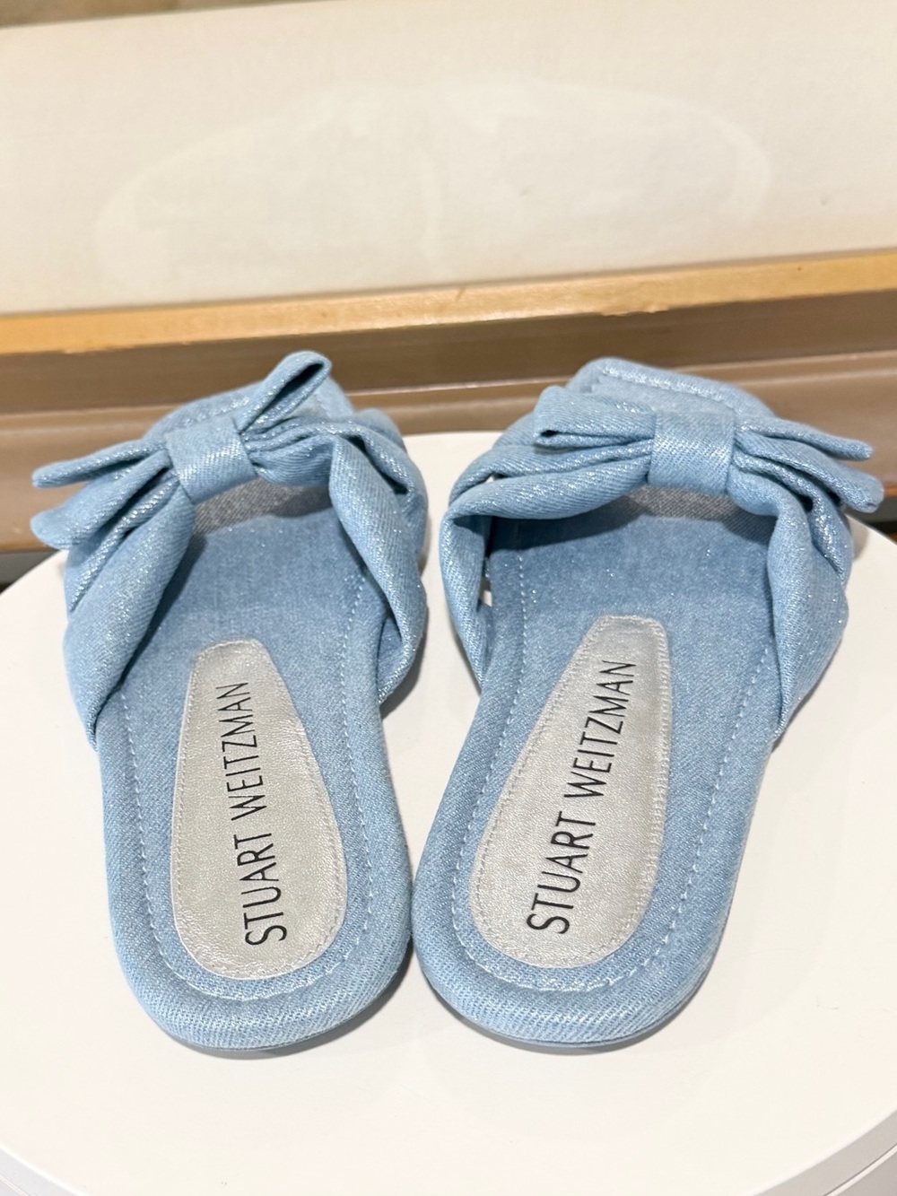 🌹STUART WEITZMAN 🌹 Sofia Bow Slide Sandal Size: 9 - Picture 7 of 9